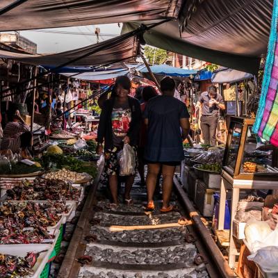 Escursione al Mercato sulle Rotaie di Maeklong
