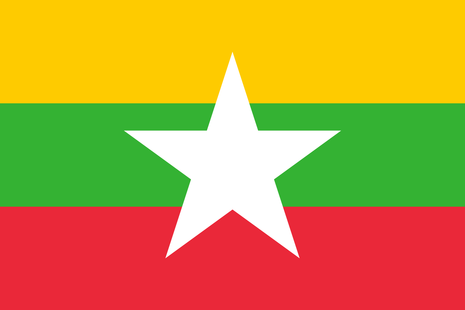 Bandiera del Myanmar Bandiera della Birmania Myanmar Flag