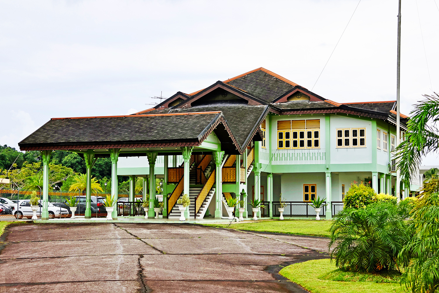 Bandar Seri Begawan, Brunei: Istana Darussalam casa natia del Sultano