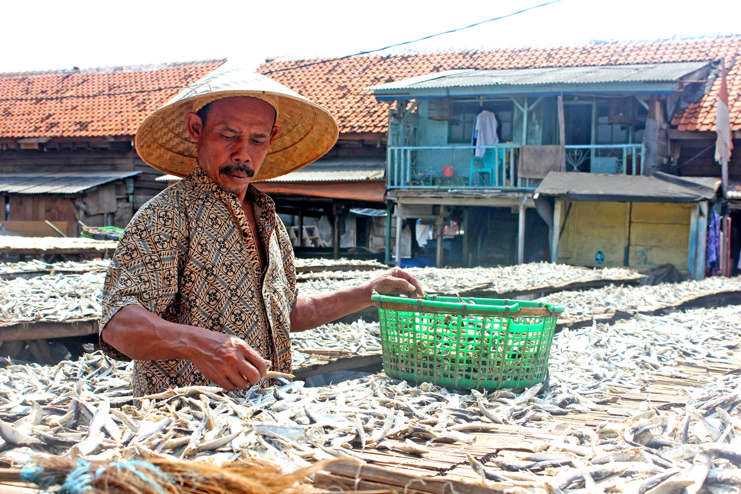 Jakarta Indonesia: mercato del pesce Muara Angke