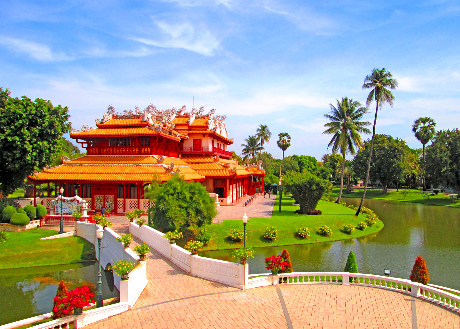 Parte Interna, Palazzo Reale di Ayutthaya, ricostruzione della Camera di Commercio Cinese