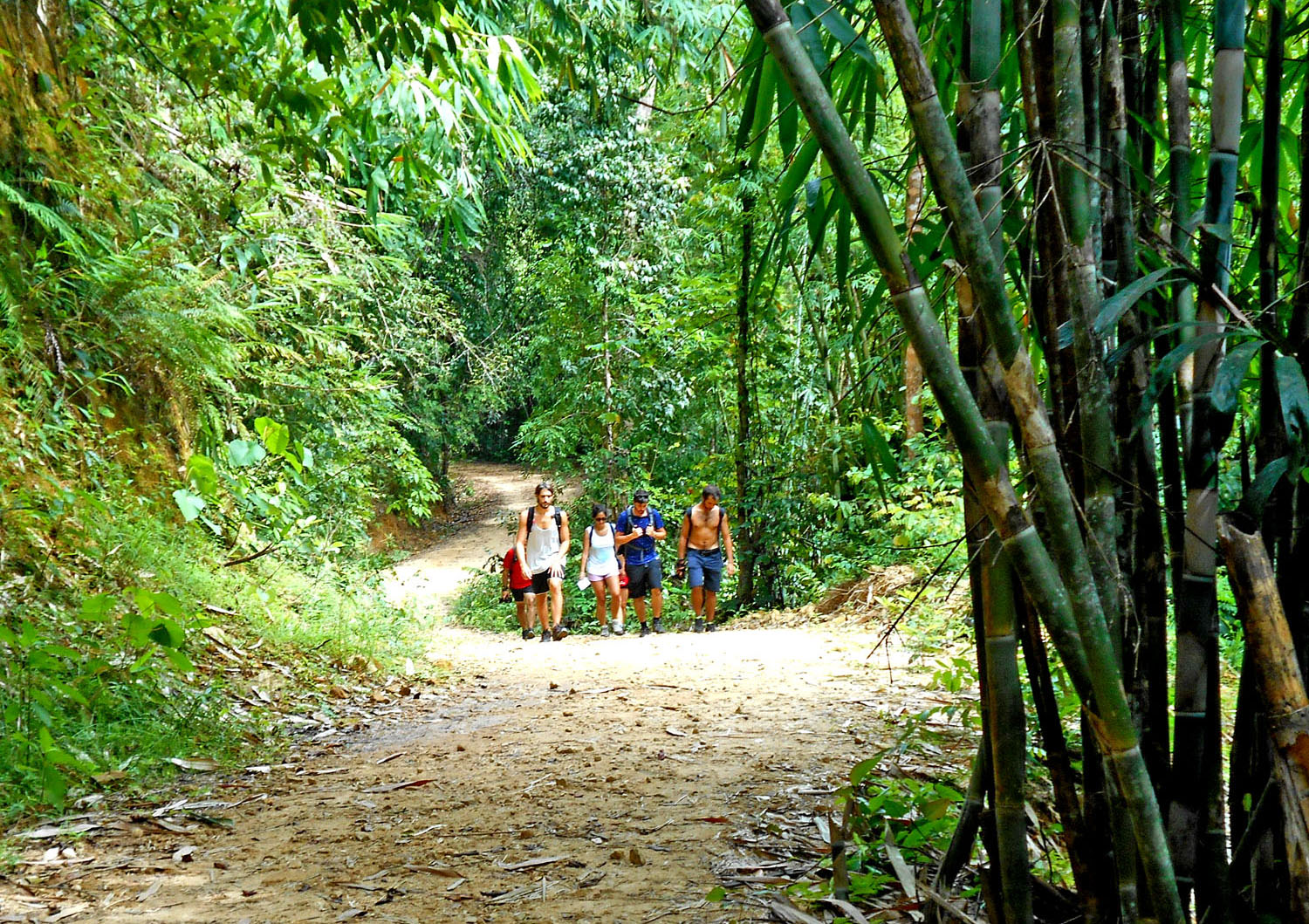 Trekking Parco Nazionale di Erawan, Sayok, Kanchanaburi, Thailandia