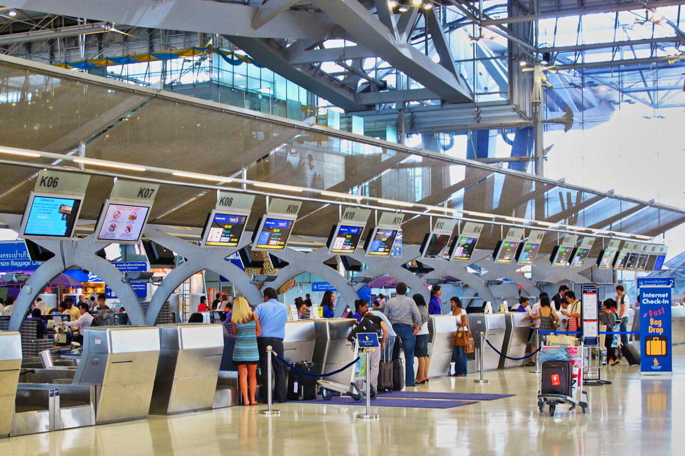 Suvarnabhumi International Airport: partenze nazionali e internazionali