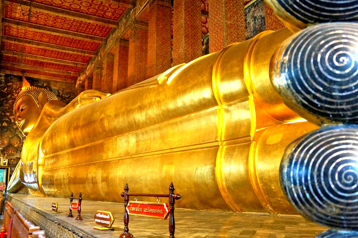 Budda Disteso o Budda Sdaraito, Wat Pho o Wat Chetuphon, Bangkok
