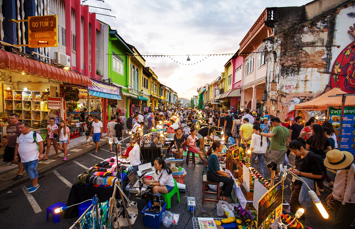 Phuket Town: Walking Street, Night Market, Mercato Tradizionale Sabato Domenica