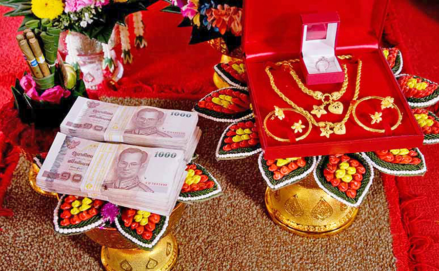 Matrimonio Thailandese, il SinSod: la Dote che lo sposo dona alla famiglia della sposa