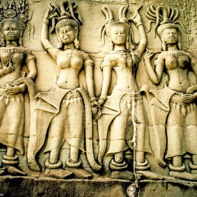 Angkor Wat danzatrici Apsara Cambogia