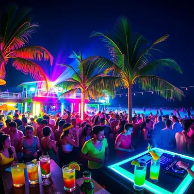 Divertimento notturno isola di Borocay