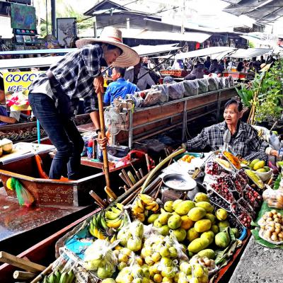 Gita al mercato galleggiante di Damnoen Saduak