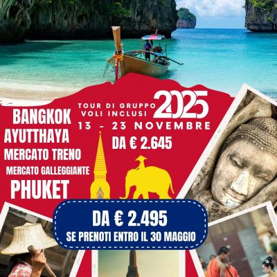 Viaggio di Gruppo Thailandia Novembre 2025