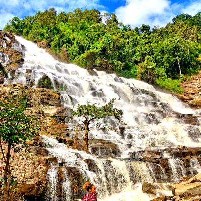 Cascate a Mae Hong Son Nord Thailandia