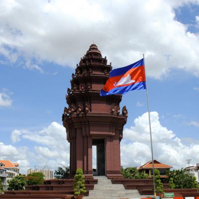 Indipendence Monument Phnom Penh Cambodia