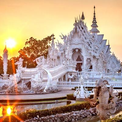 Visita al Tempio Bianco Chiang Rai Nord Tailandia