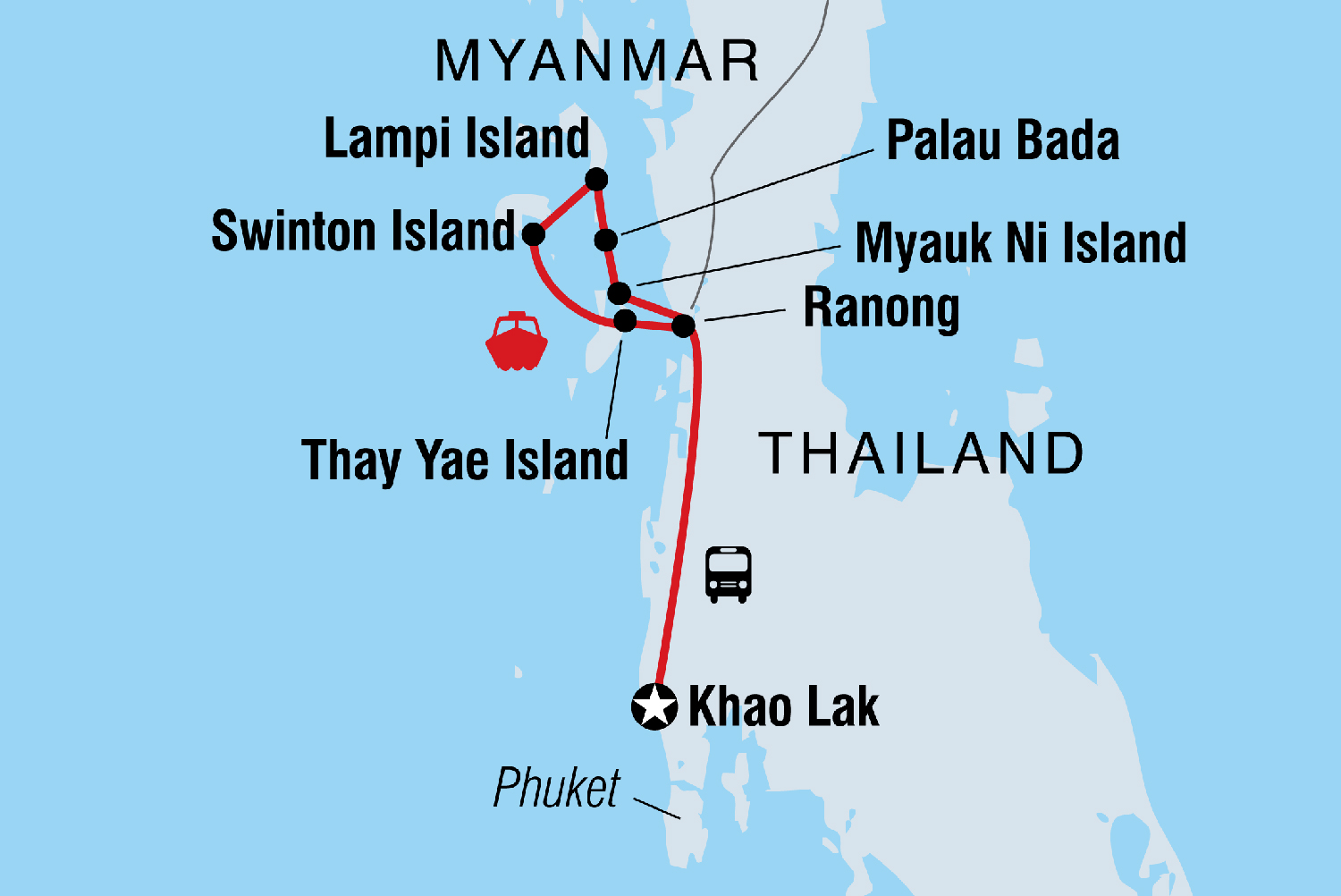 Come raggiungere e visitare le Isole Mergui o Myeik dalla Thailandia