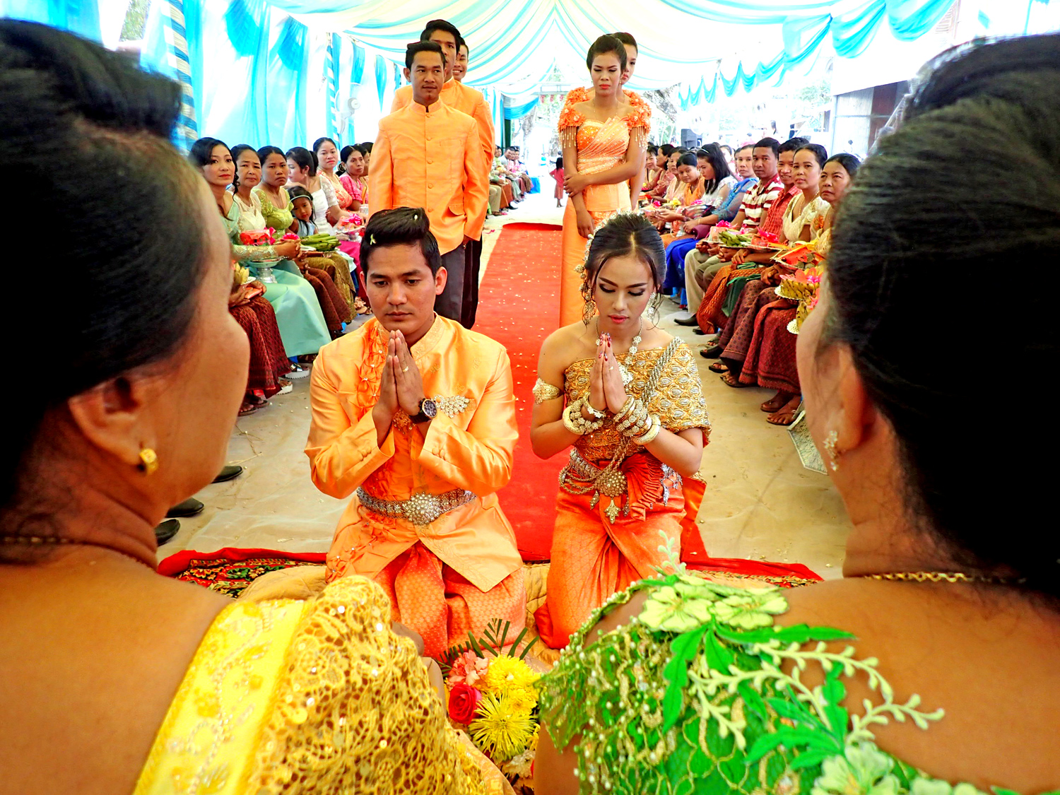 Cerimonia di Matrimonio Cambogiana: Battambang, Cambogia