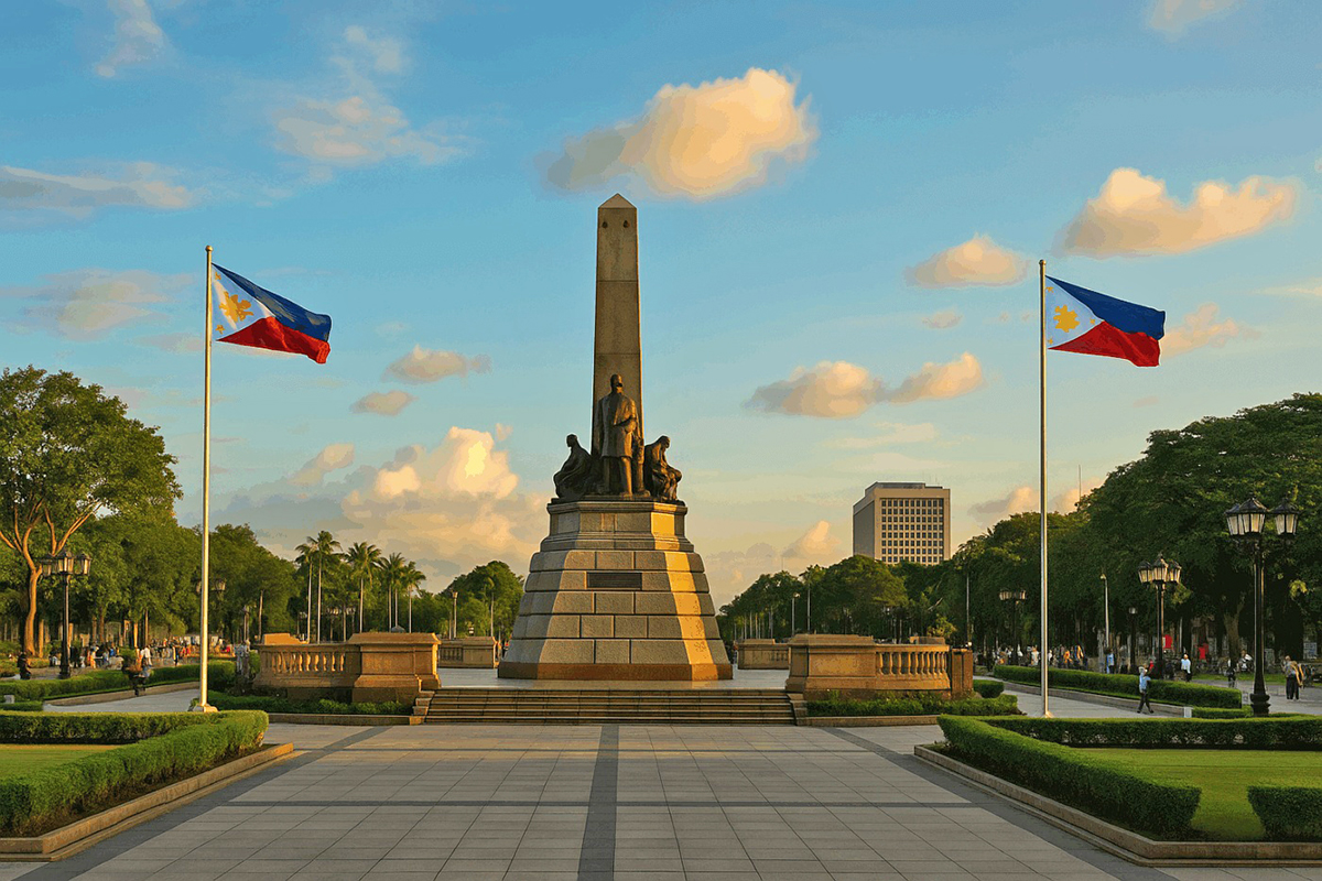 Filippine: Manila - Rizal monumento nazionale indipendenza