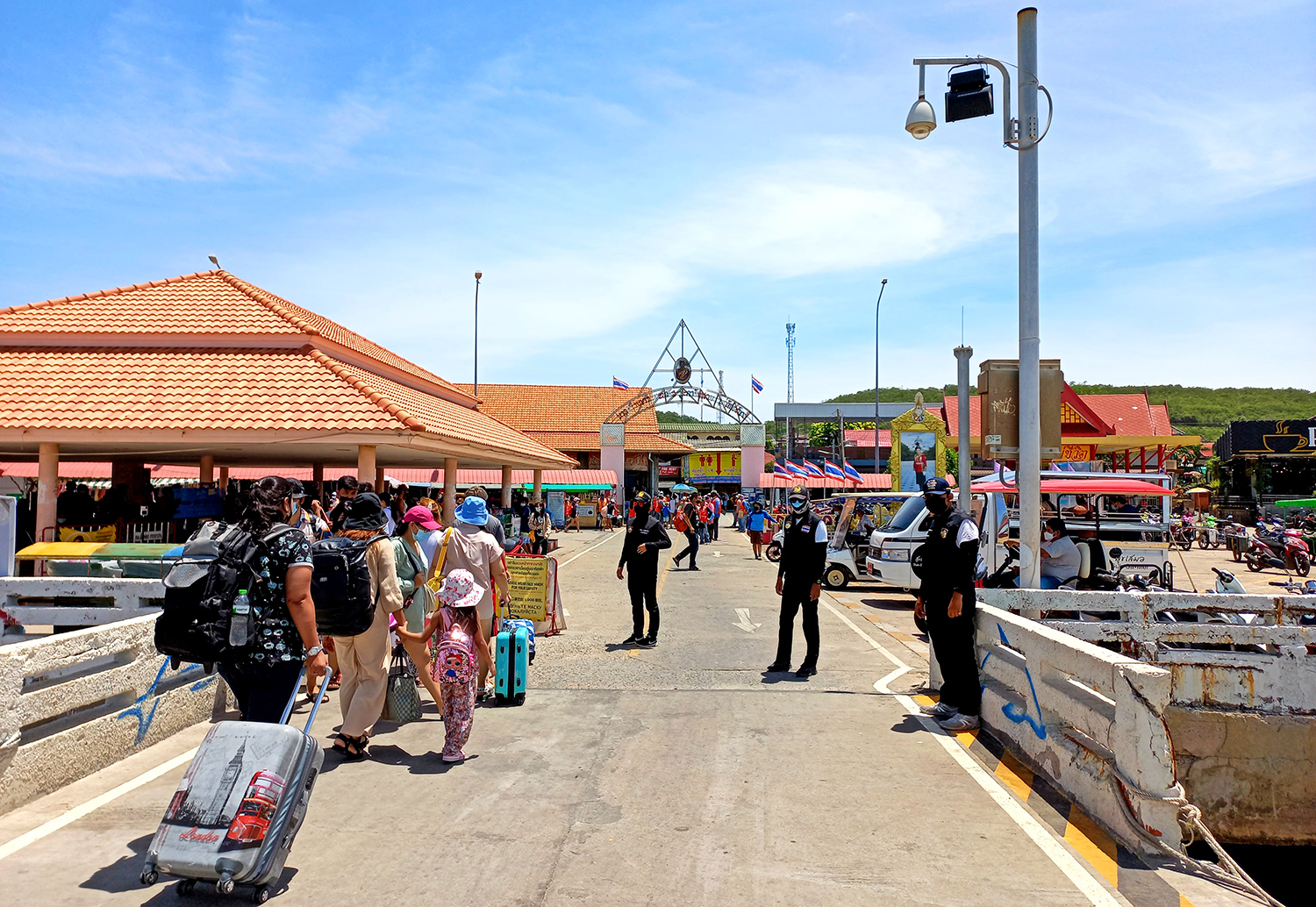 porto di Naa Ban pier, Koh Larn, Chonburi, Pattaya, Thailandia