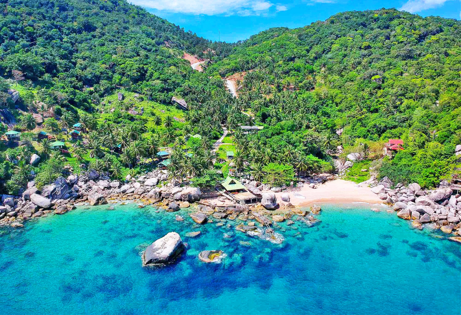 Isola di Koh Tao - la baie e la spiaggia di Ao Hin Wong