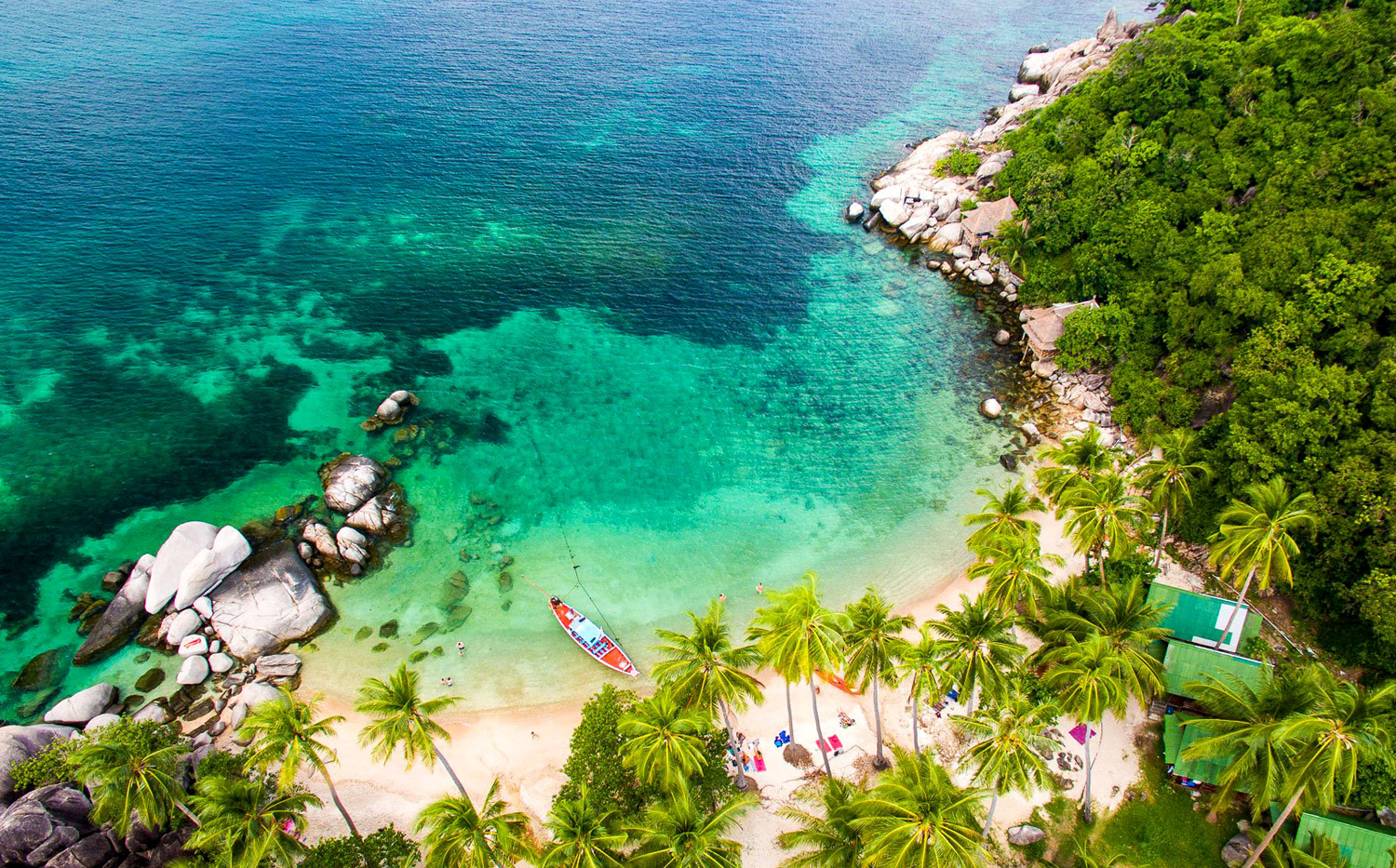 Isola di Koh Tao le spiagge, Sai Nuan beach