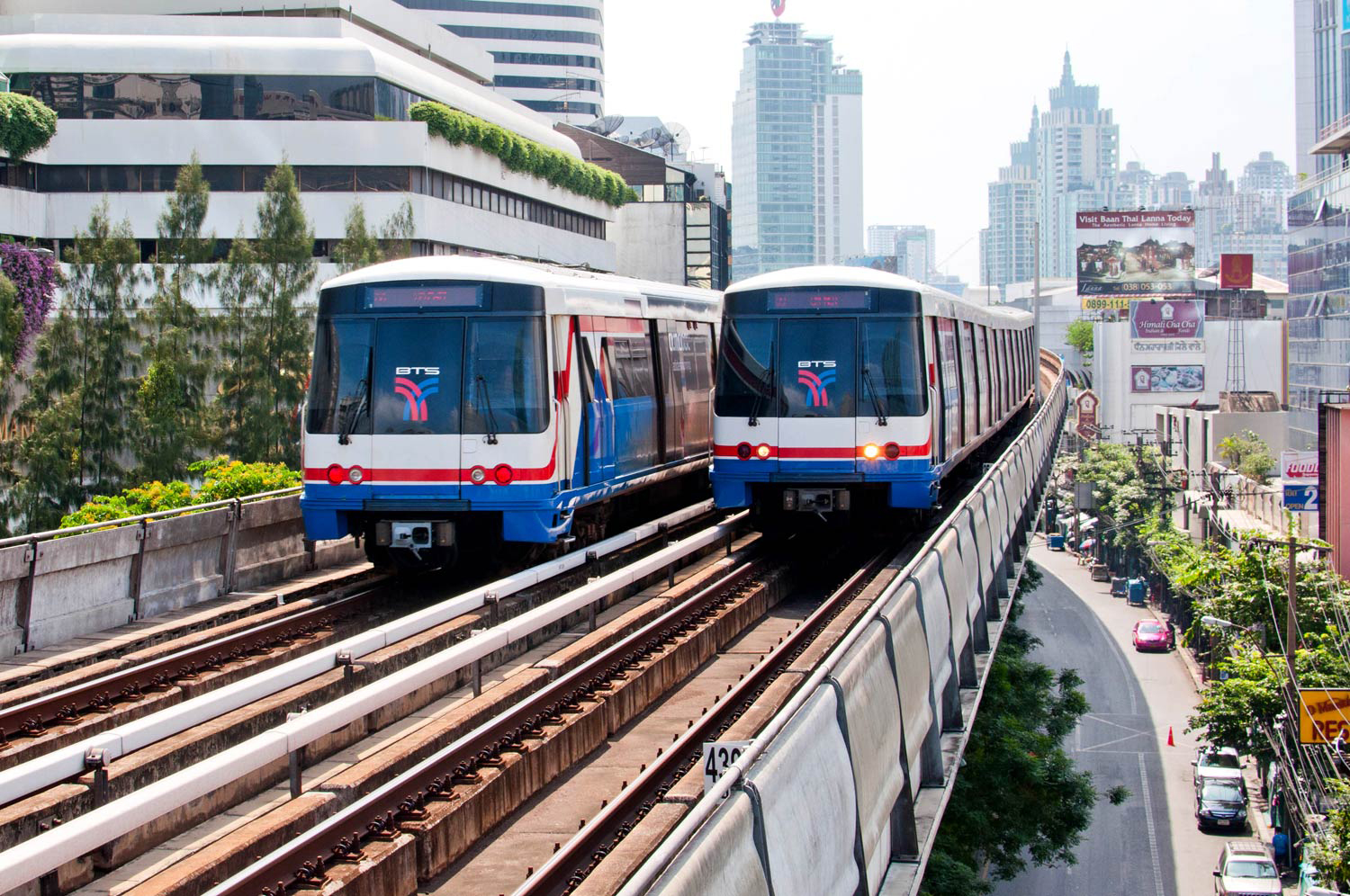 BTS Sky Train, Treno Volante, Bangkok, Thailandia