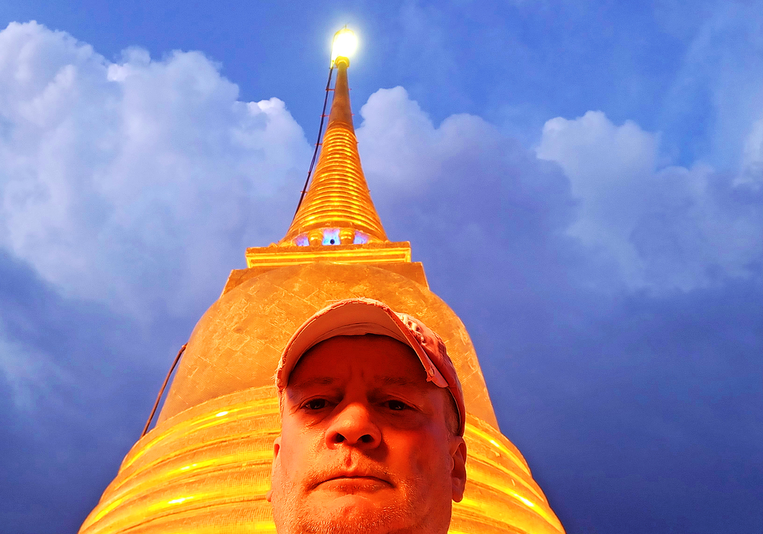 Visita al tempio della Montagna d'Oro, Golden Mount temple, Bangkok