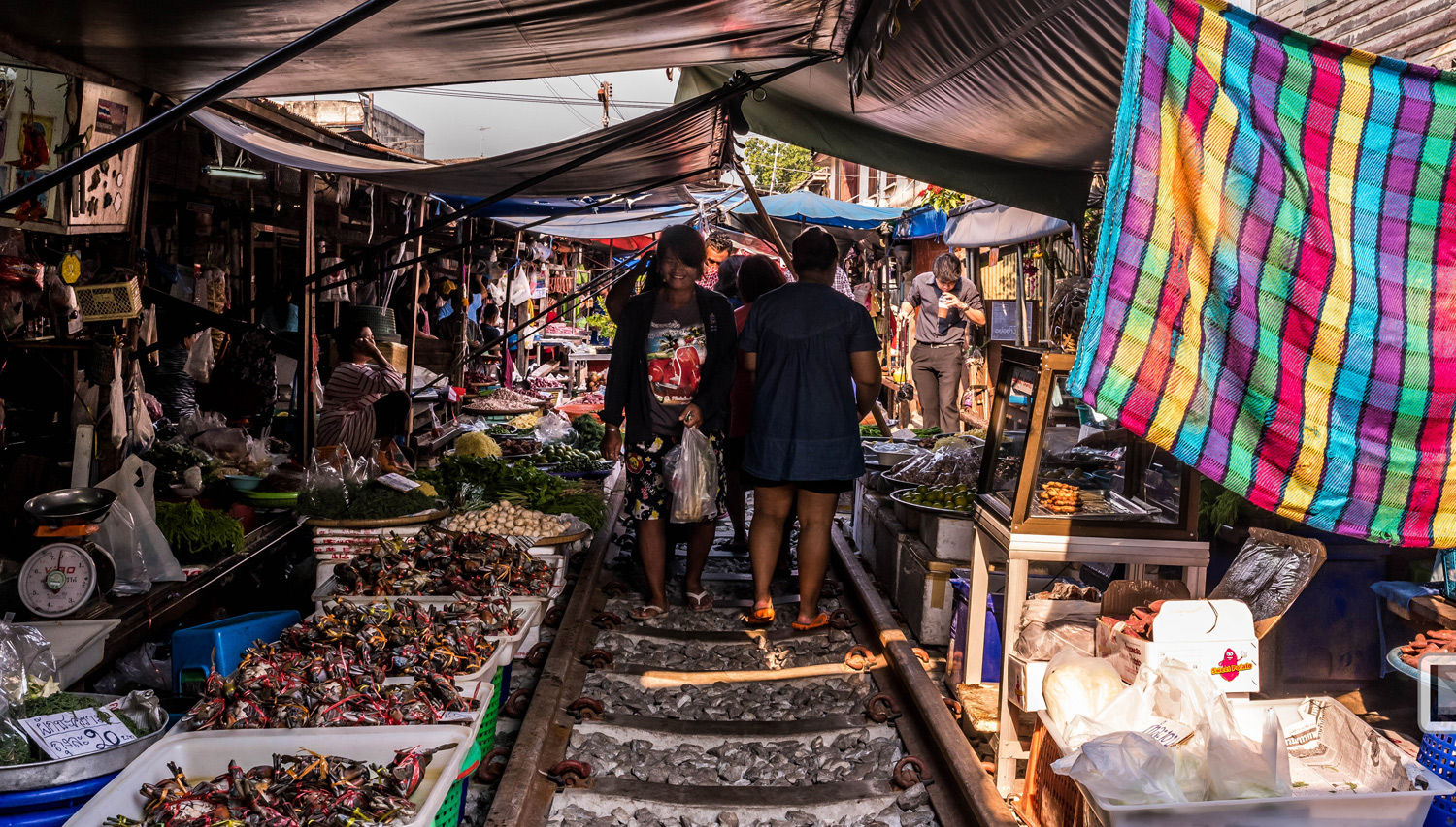 Escursione con partenza da Bangkok: mercato sulle rotaie di Mae Klong, Samut Sakhon provincia