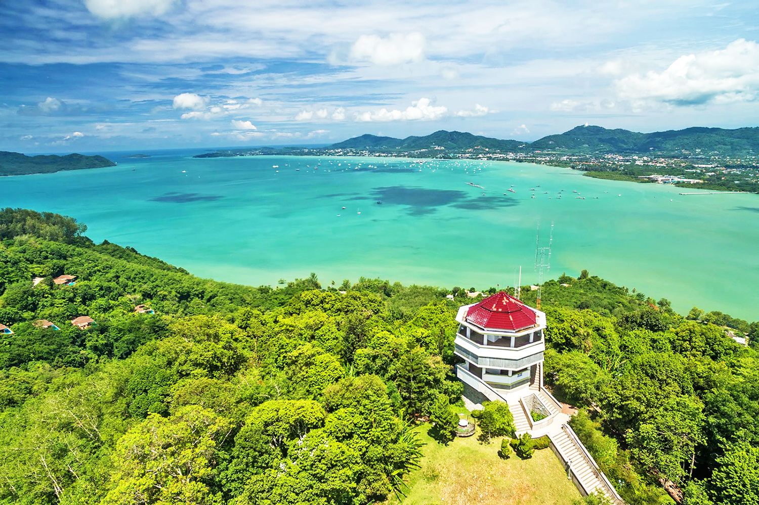 Isola di Phuket - vista panoramica da Panwa Cape