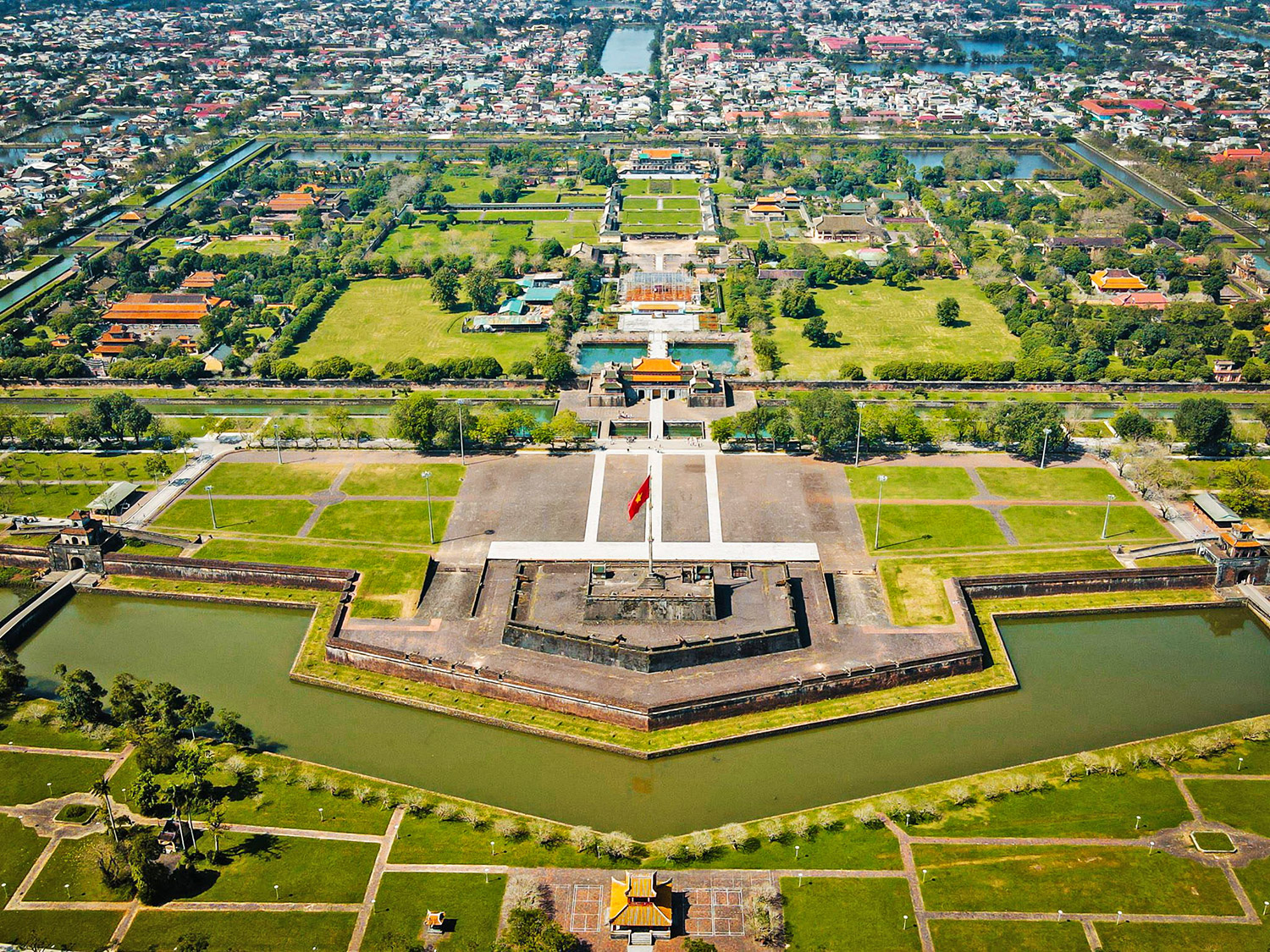 La città di Hue: Vista Panormaica