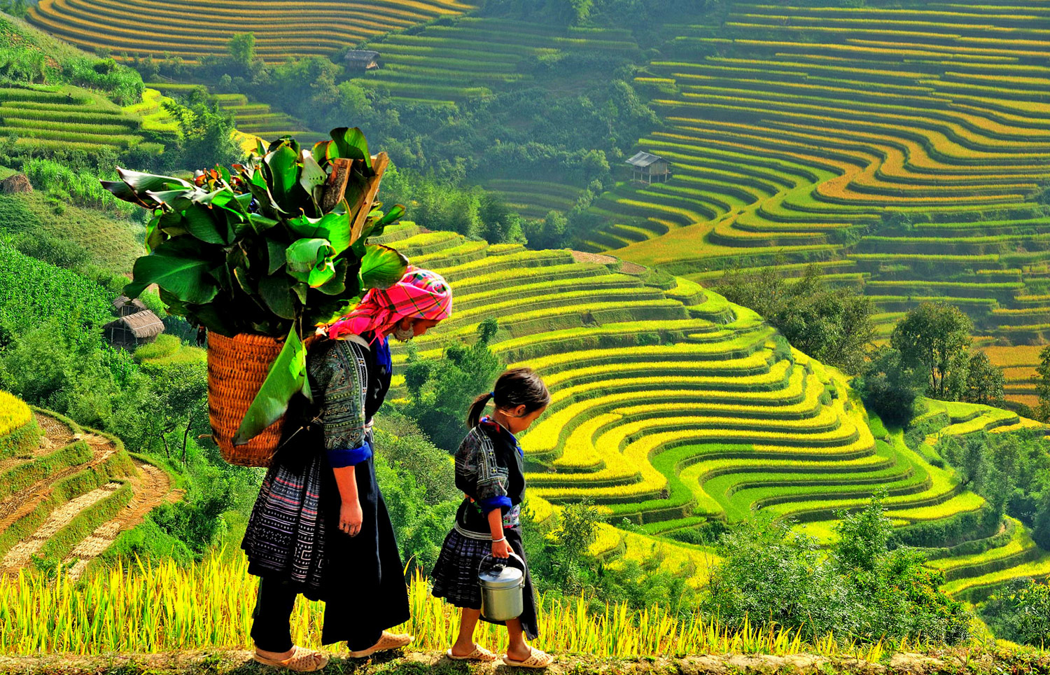 Sapa Nord Vietnam Tribù di Montagna Villaggi Etnie Sa Pa Trekking