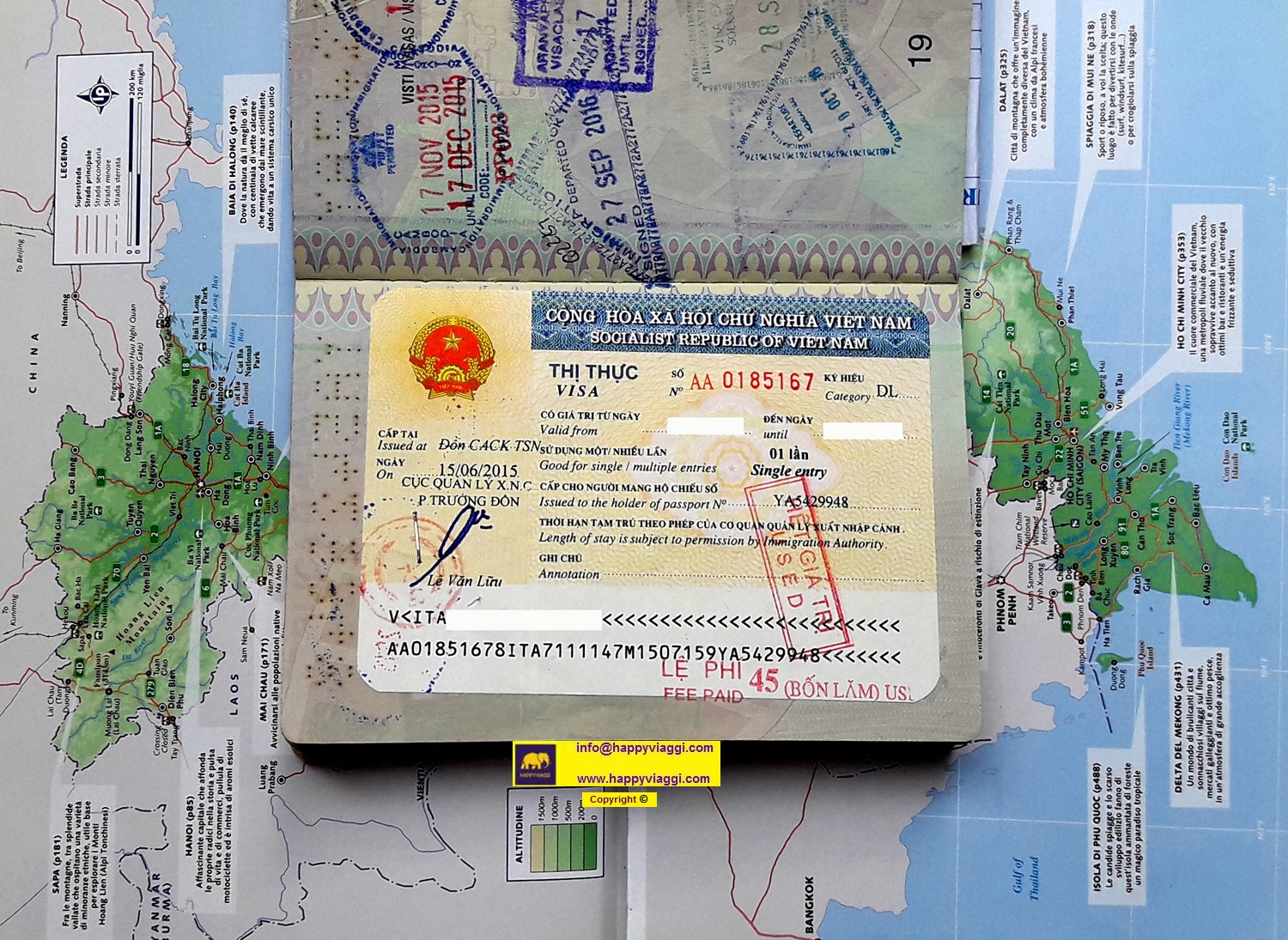 Vacanza in Vietnam: Visto Turistico e Passaporto