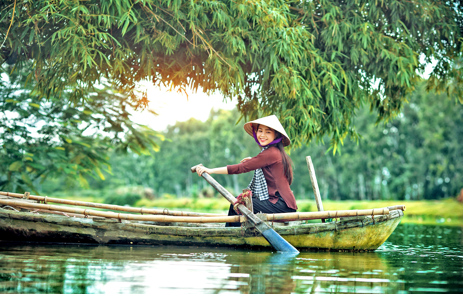 Mekong Delta, Sud Vietnam, Canali Xep